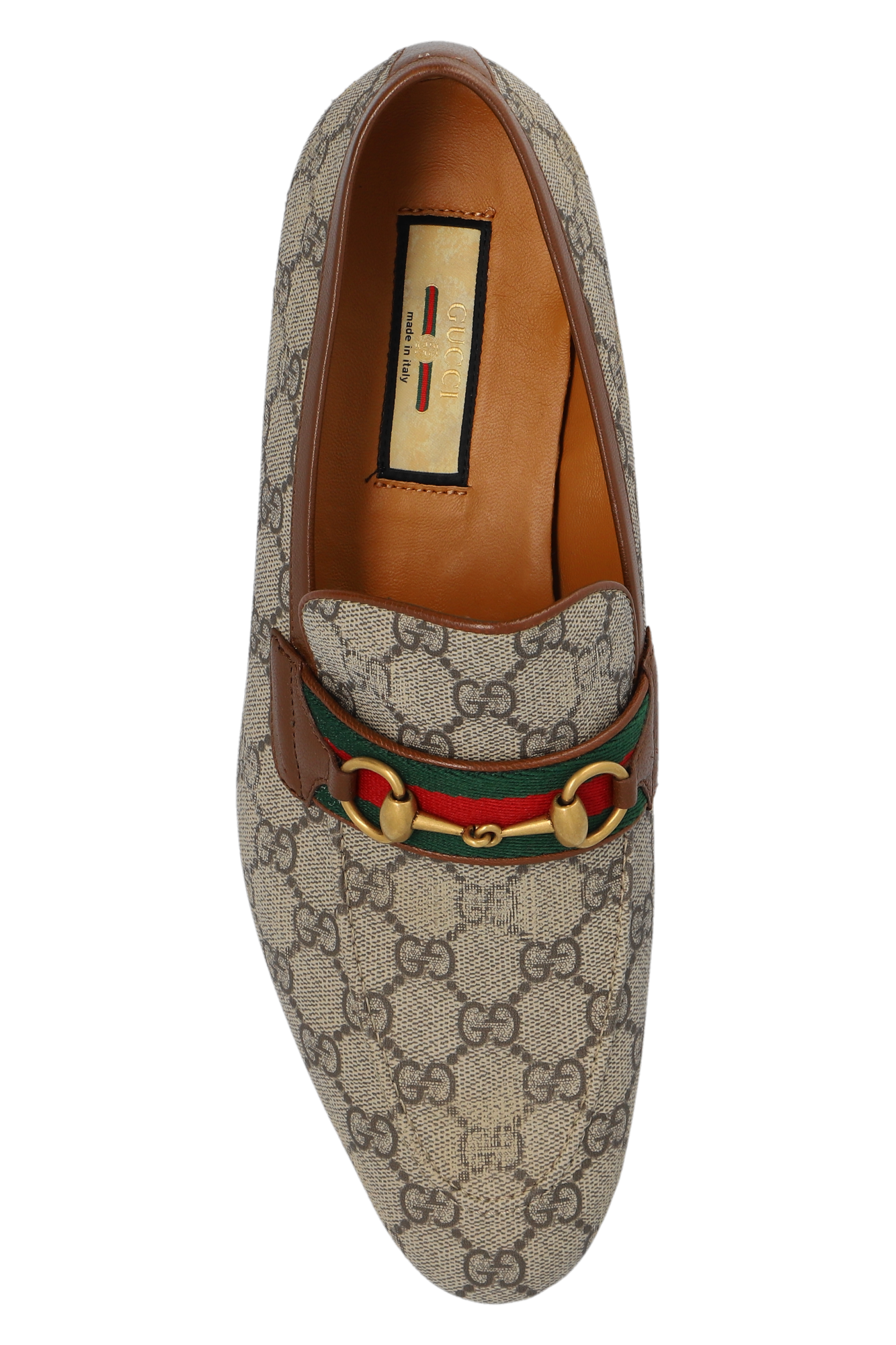 Gucci monogram loafers on sale mens